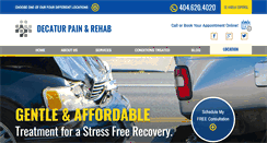 Desktop Screenshot of decaturpainandrehab.com